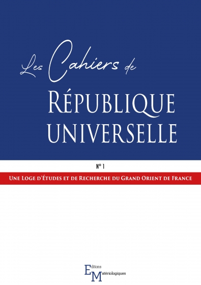 Les Cahiers de République universelle, n° 1